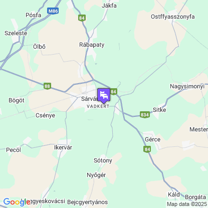 Park Inn by Radisson Sárvár Resort & Spa a térképen