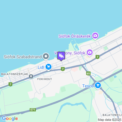 Residence Hotel Balaton a térképen